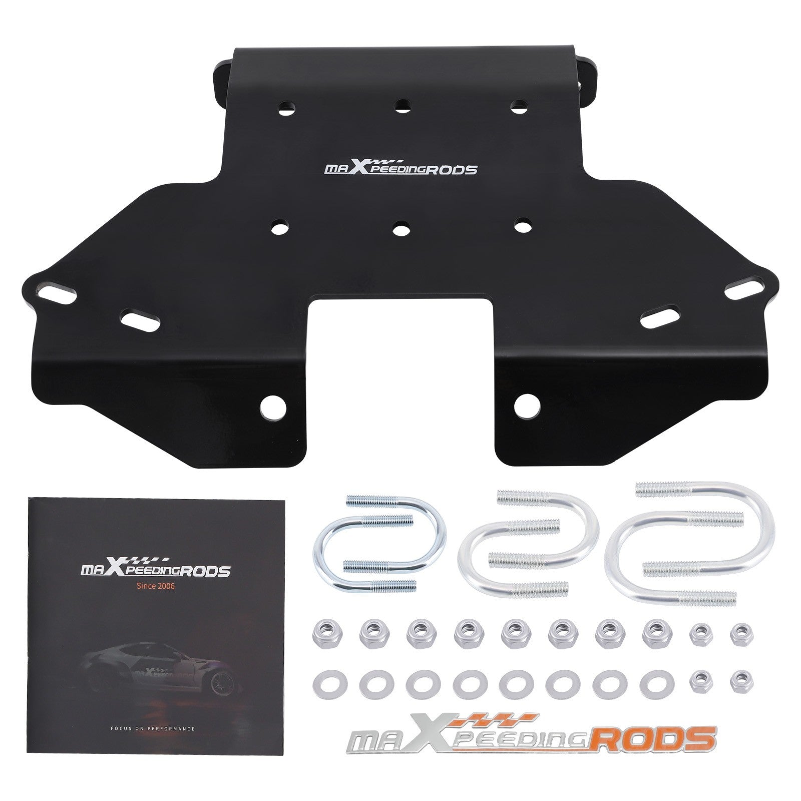 Winch Mount Plate kit for Kawasaki Brute Force 650 750 4x4 EPS ATV