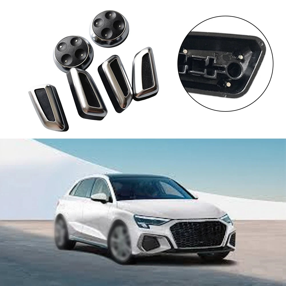 Car Seat Adjustment Button Knob Cover For For A6 C7 2012-2017 A7 4g8