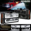 Smoked [DRL LIGHT BAR+LED BULB] Headlight Corner Lamp f