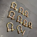 10pc Drop Forged D Ring Screw Pin Anchor Shackle by Unbranded