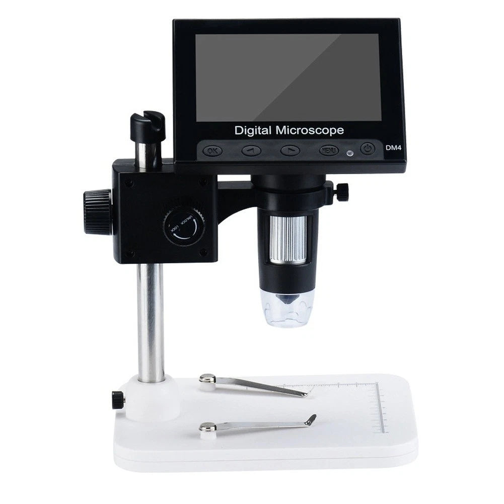 Digital Microscope 4 3 Inch With 8 Led Lights And Usb For Circuit