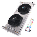 3 Row Aluminum Radiator Shroud Fan for Chevy Suburban Tahoe Escalade 5.3L 00-11