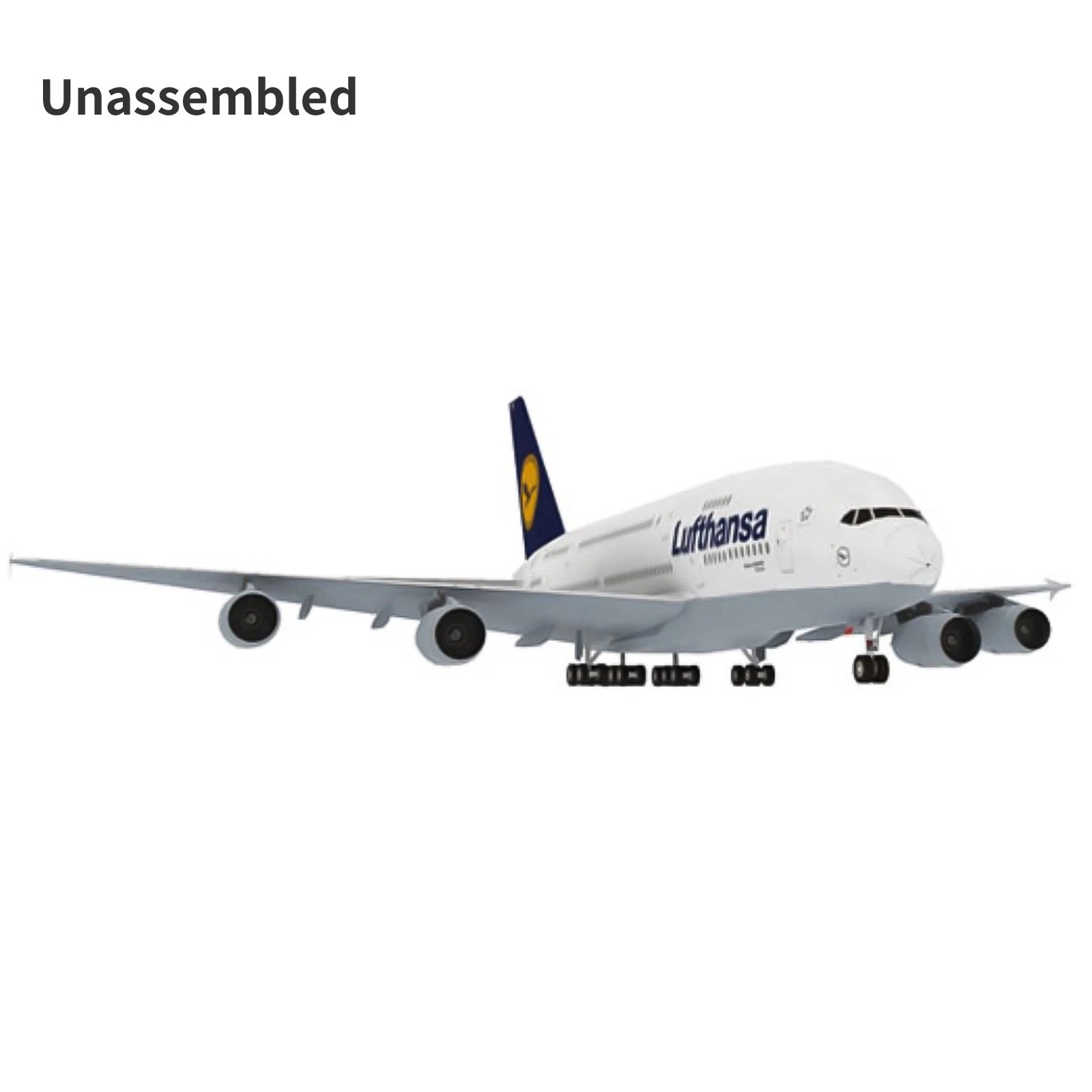 1:100 A380 German Lufthansa Aircraft Paper Model Plane Ornaments