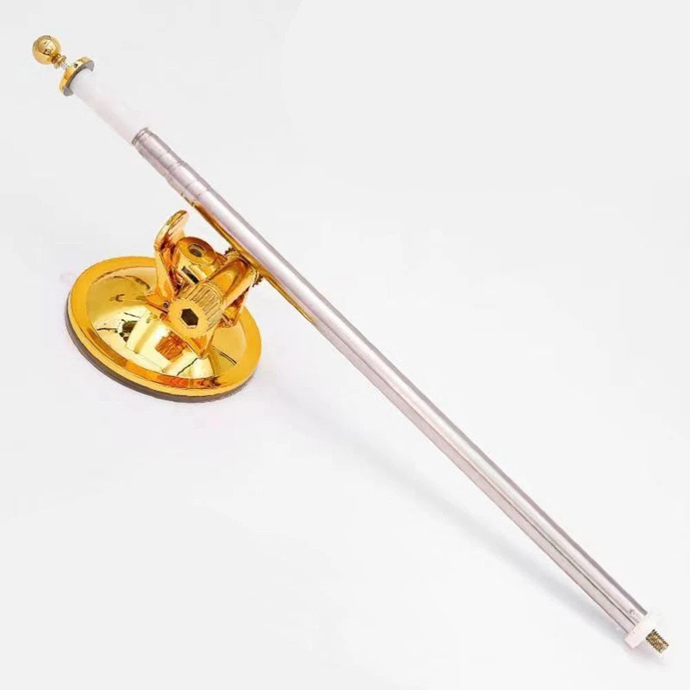 Adjustable Telescopic Flag Holder With Suction Cup Long Lasting And