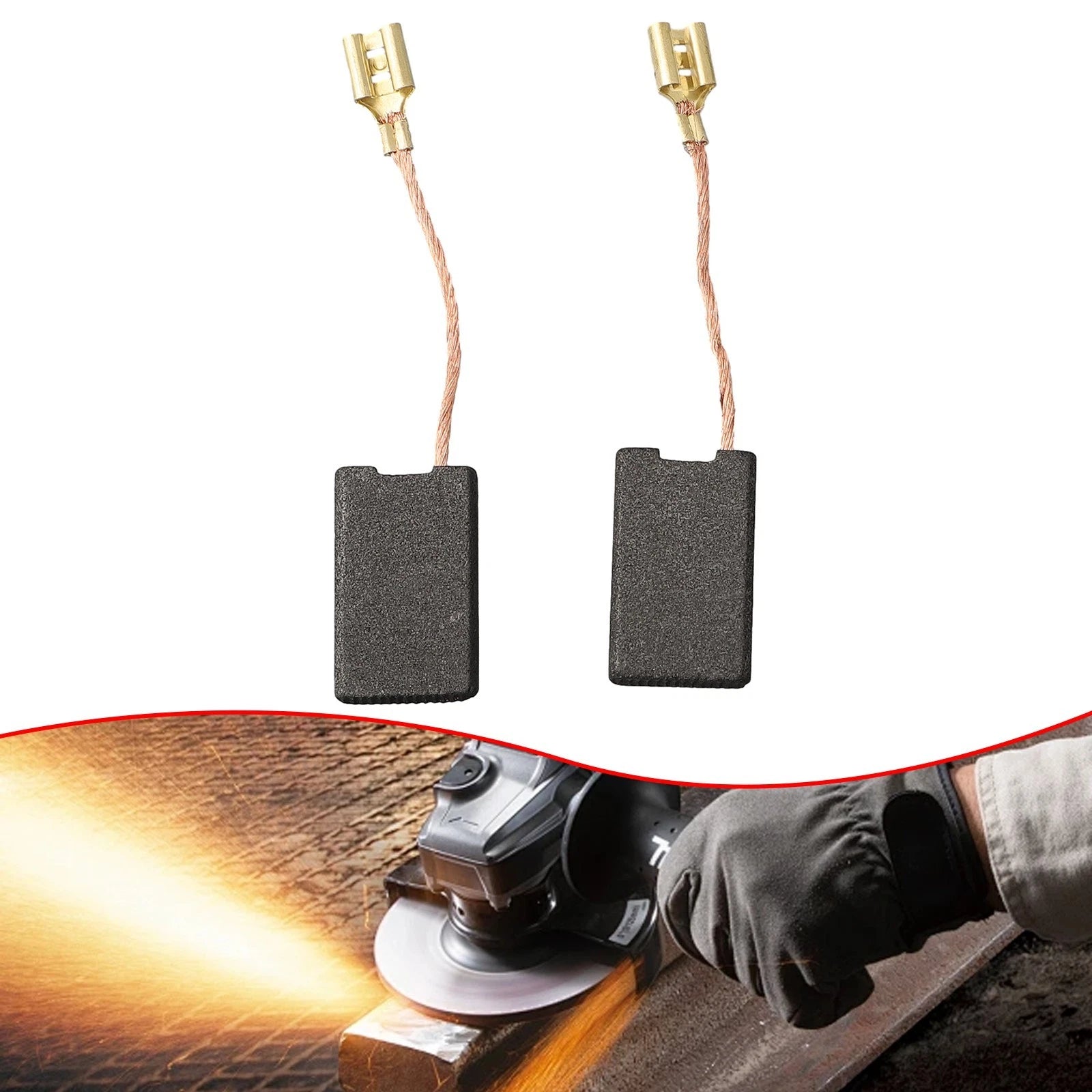Metal Carbon Brushes Gray Home Repairs Tools Accessories For