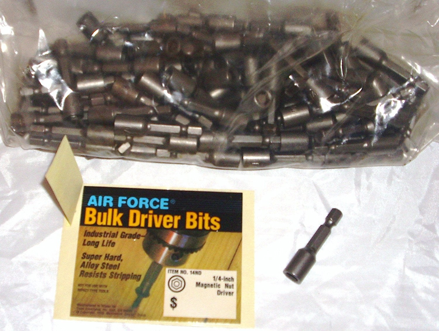 Air Force 100 PC Magnetic Nut Driver Bits by Air Force