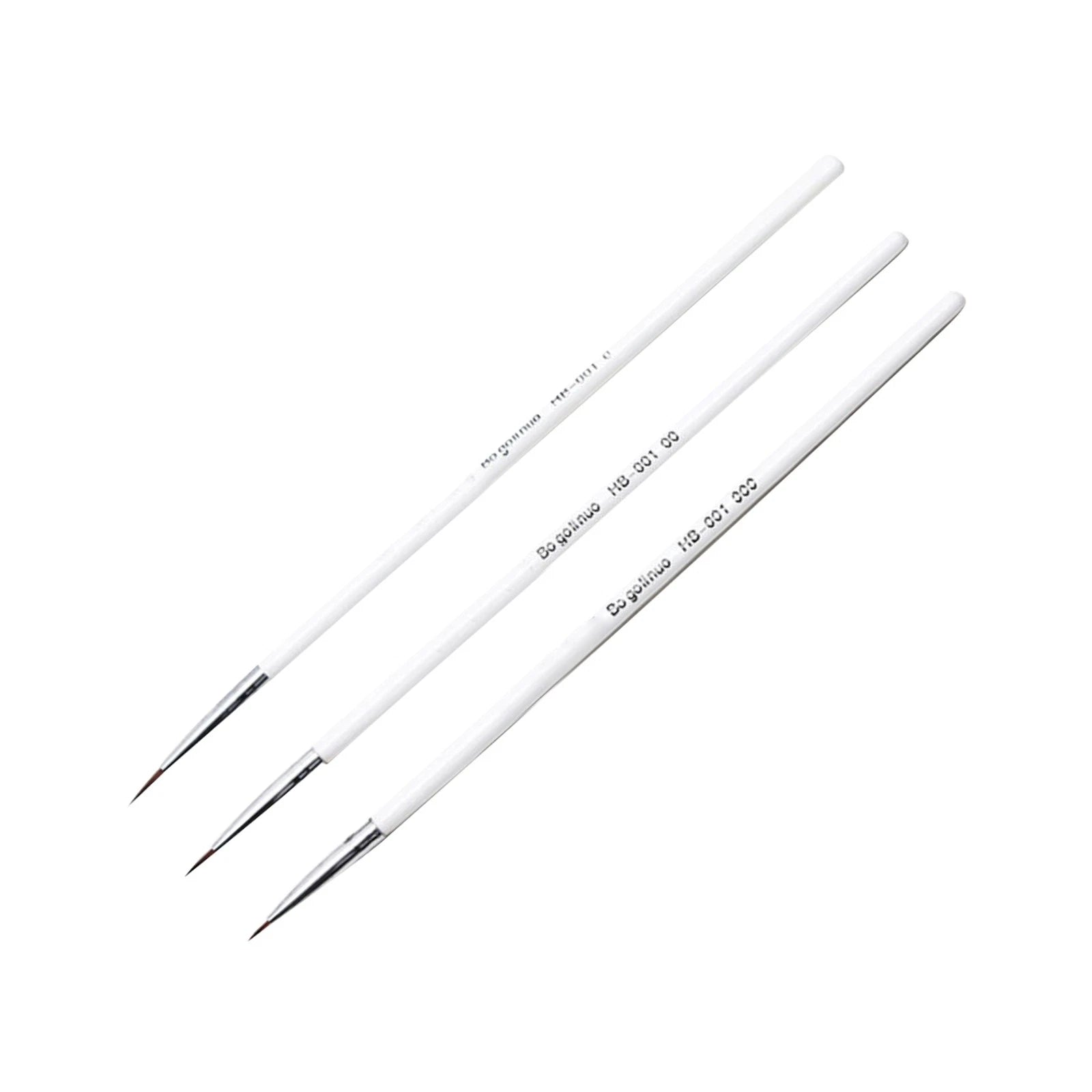 Miniature Paint Brush Set Professional Sable Hair Fine Detail Art