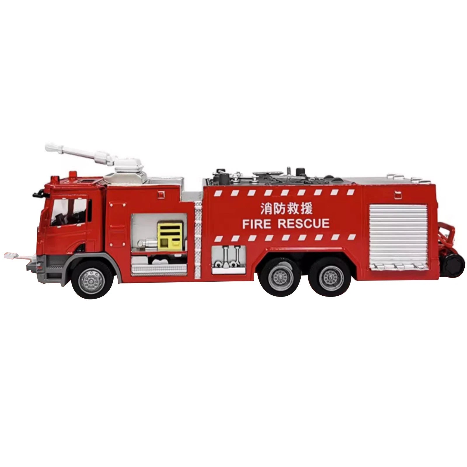 1/50 For Kdw Water Tank Truck Rescue Fire Police Vehicle Model