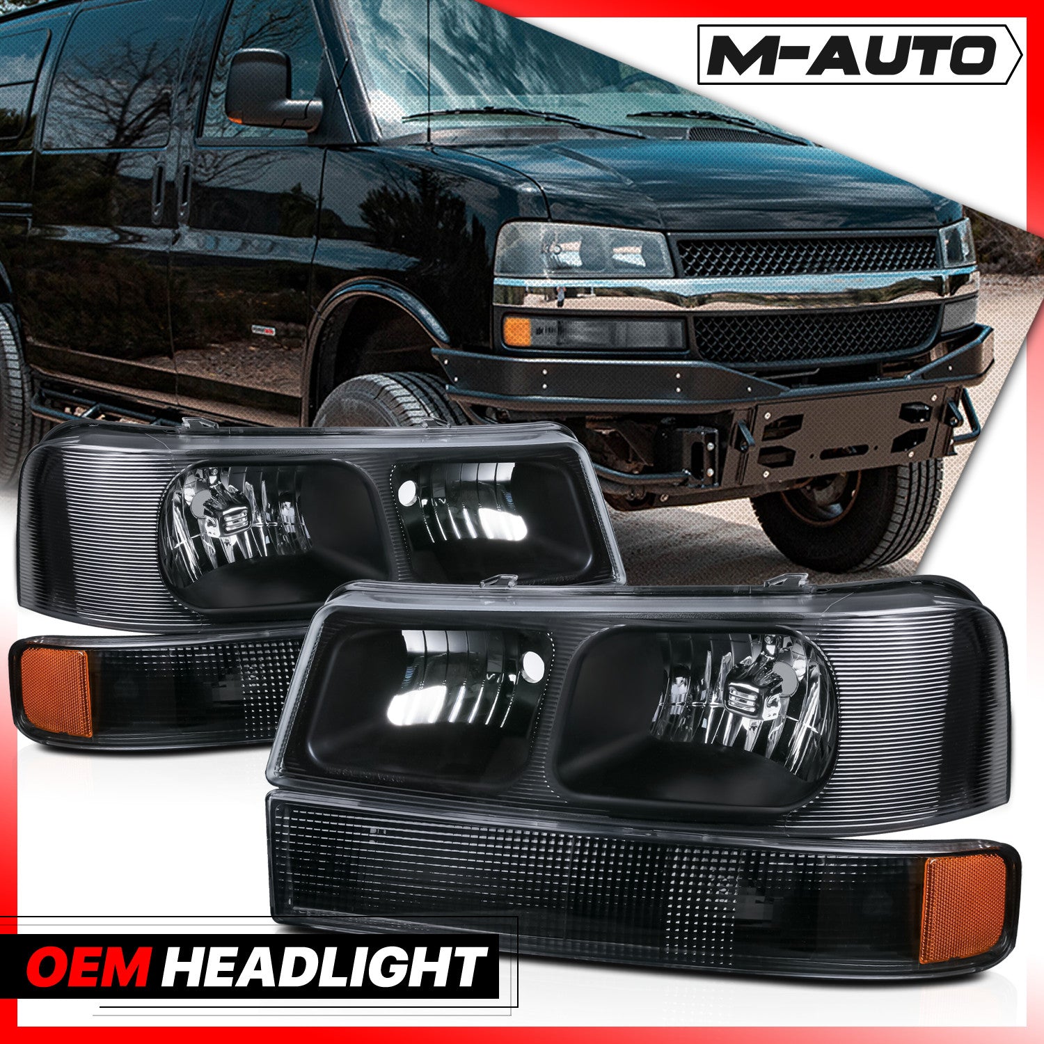 Housing Amber Corner Lamp for Chevy Express