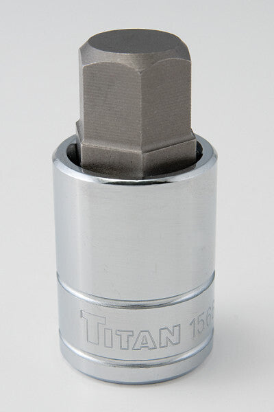 Titan Hex Bit Socket 1/2-Inch Drive 11/16" by Titan