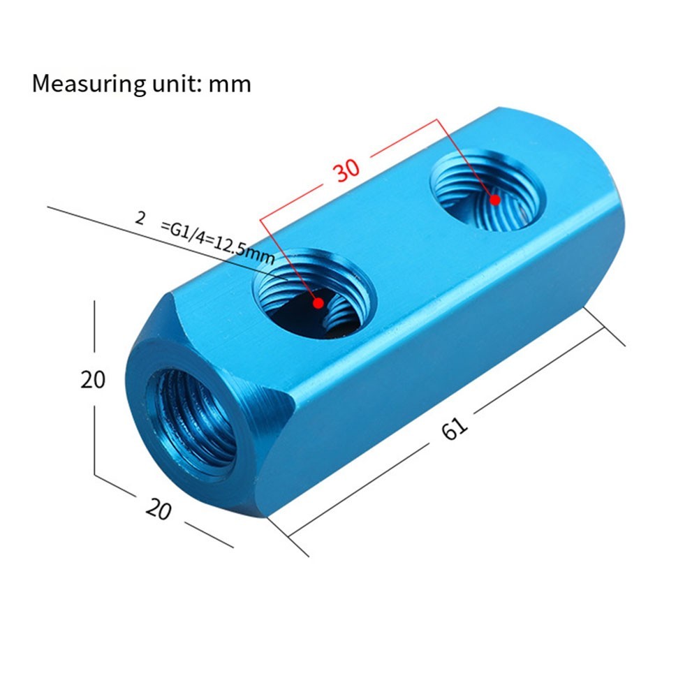 Reliable Air Hose Manifold G14 Threaded Fittings - 4 Way by Reliable