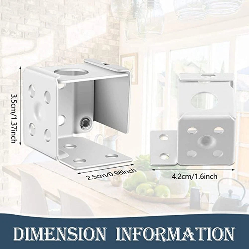 High Quality White Head Track End Cover Holder Suitable For Blinds