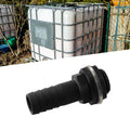 Overflow Connector Pipe 1in Barb 3/4in Bspm Thread Nut & Washer