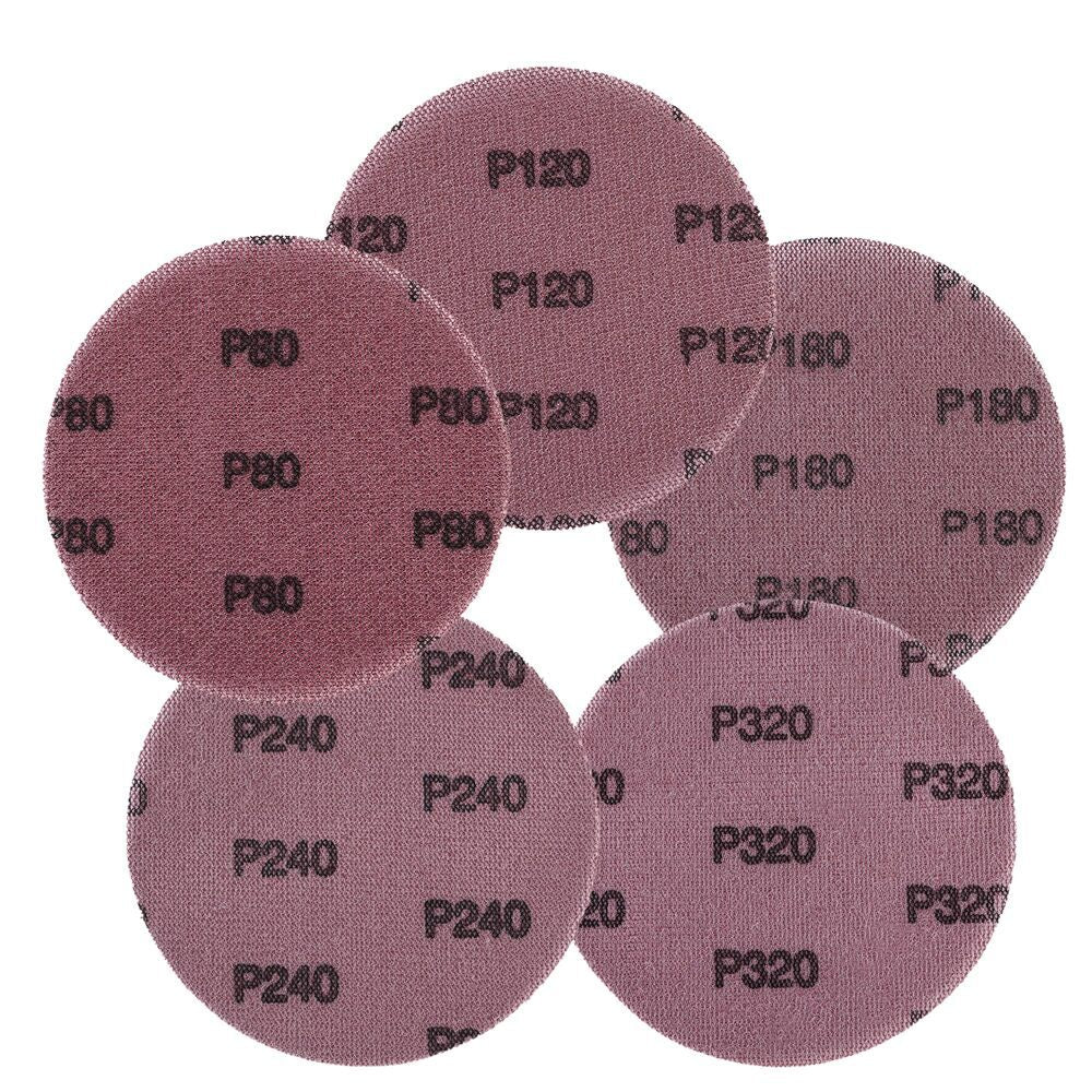 WORKPRO 20-Piece Sanding Discs 5" Hook and Loop by WORKPRO
