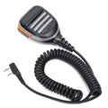 Waterproof 2-pin Speaker Microphone Handheld Shoulder Mic For Kenwood