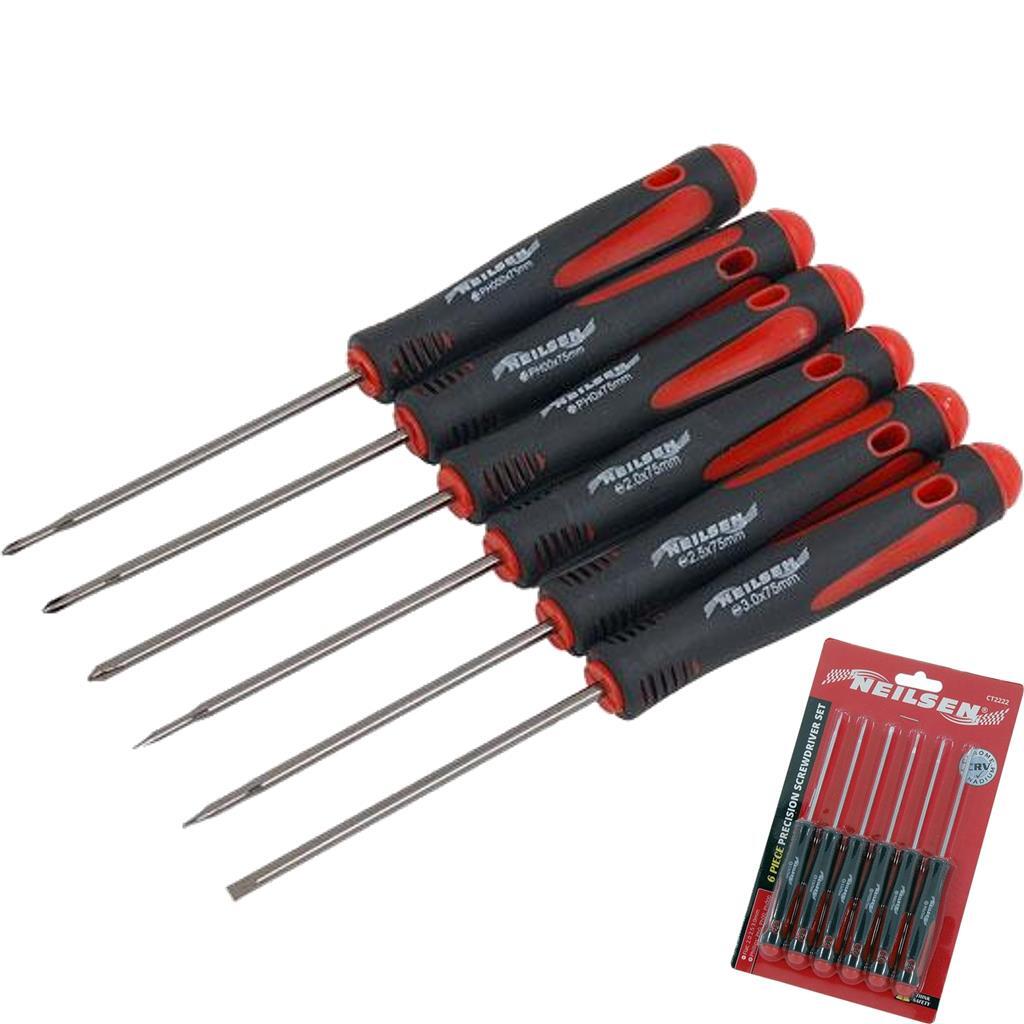 Neilsen 6pc Precision Screwdriver Set by Neilsen