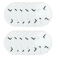 Rack Divider Size L Large White Round Ring Sizing Hanger Retail Lalbel