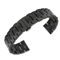 22mm Width Metal Watch Bracelet Wristband Stainless Steel Strap