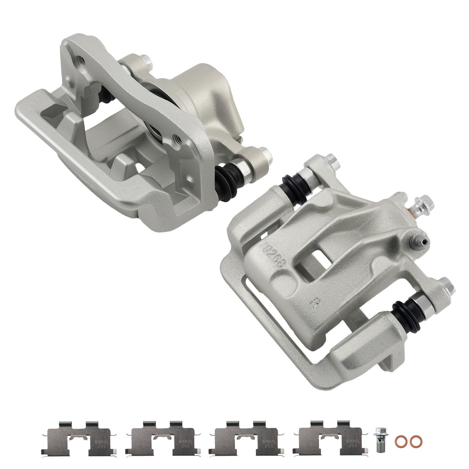 Rear Disc Brake Calipers Set w/Bracket for Hyundai Elantra 2007-2010