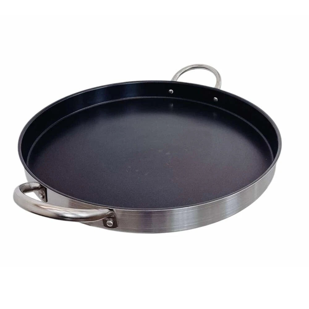 Stainless Steel Comal Non-stick Griddle Pan 21.5" Para Carnitas Tacos