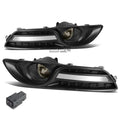 Fit 13-16 Nissan Sentra 4dr Smoked Lens Oe Driving Pair Fog Light