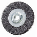 4" x 1/2" x 5/8-11" Crimped Wire Wheel Brush (Carbon Steel) Deburring Wire Brush