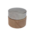 Low Dome Bench Block Anvil With Wooden Base Surface Metal Forming