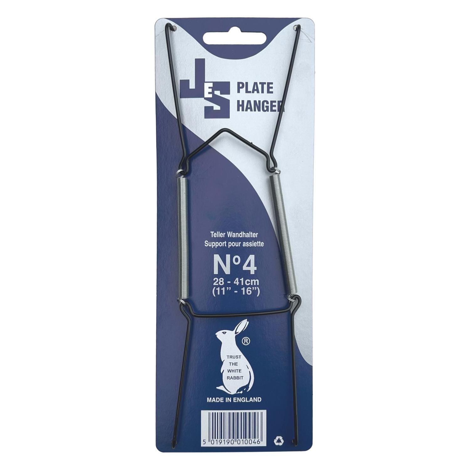 JES Hanging Plate Wire BLACK No 4 (28cm-41cm)