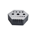 Hexagonal Riveting Stake W/ 15 Holes And 5 Serrations - Jewelry