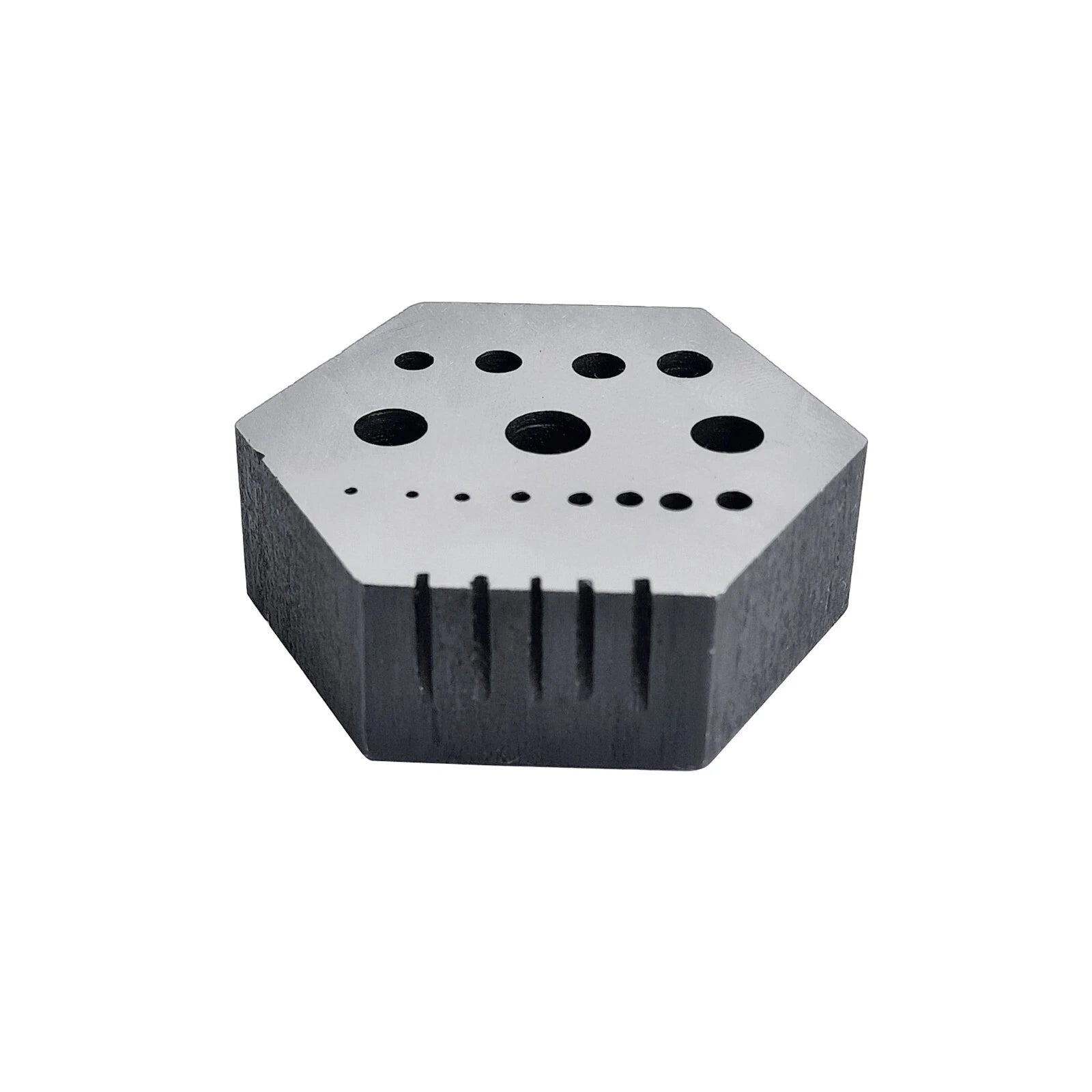 Hexagonal Riveting Stake W/ 15 Holes And 5 Serrations - Jewelry