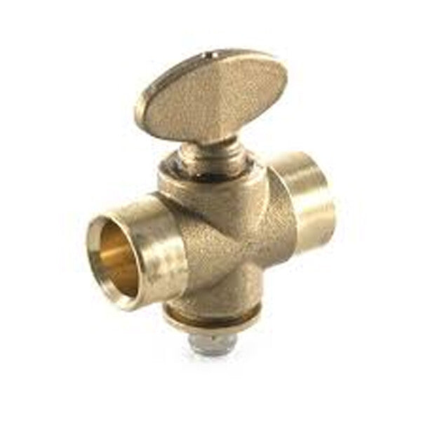 End Feed Gas Isolating Valve 15mm Union Type