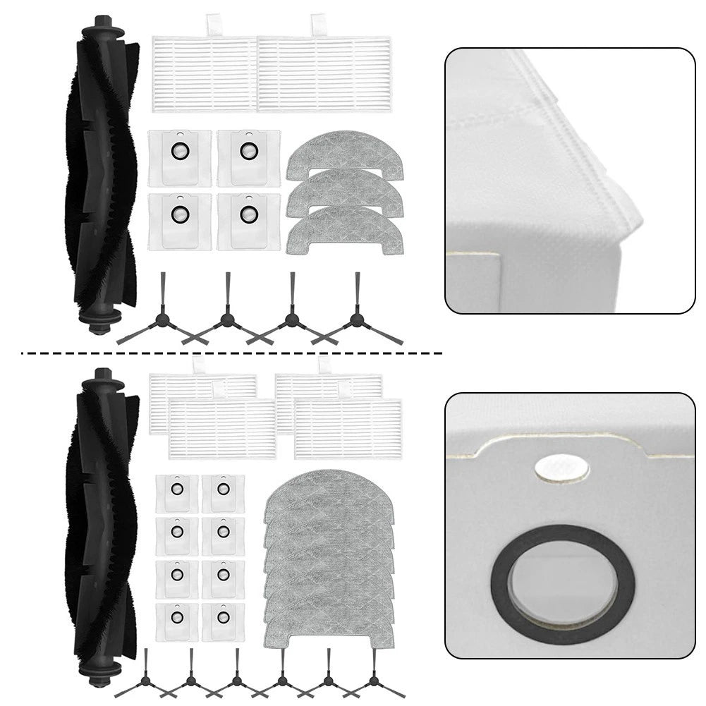Main Side Brush Filter Mop Cloth Replacement For Mybot X9 Pro Vacuum