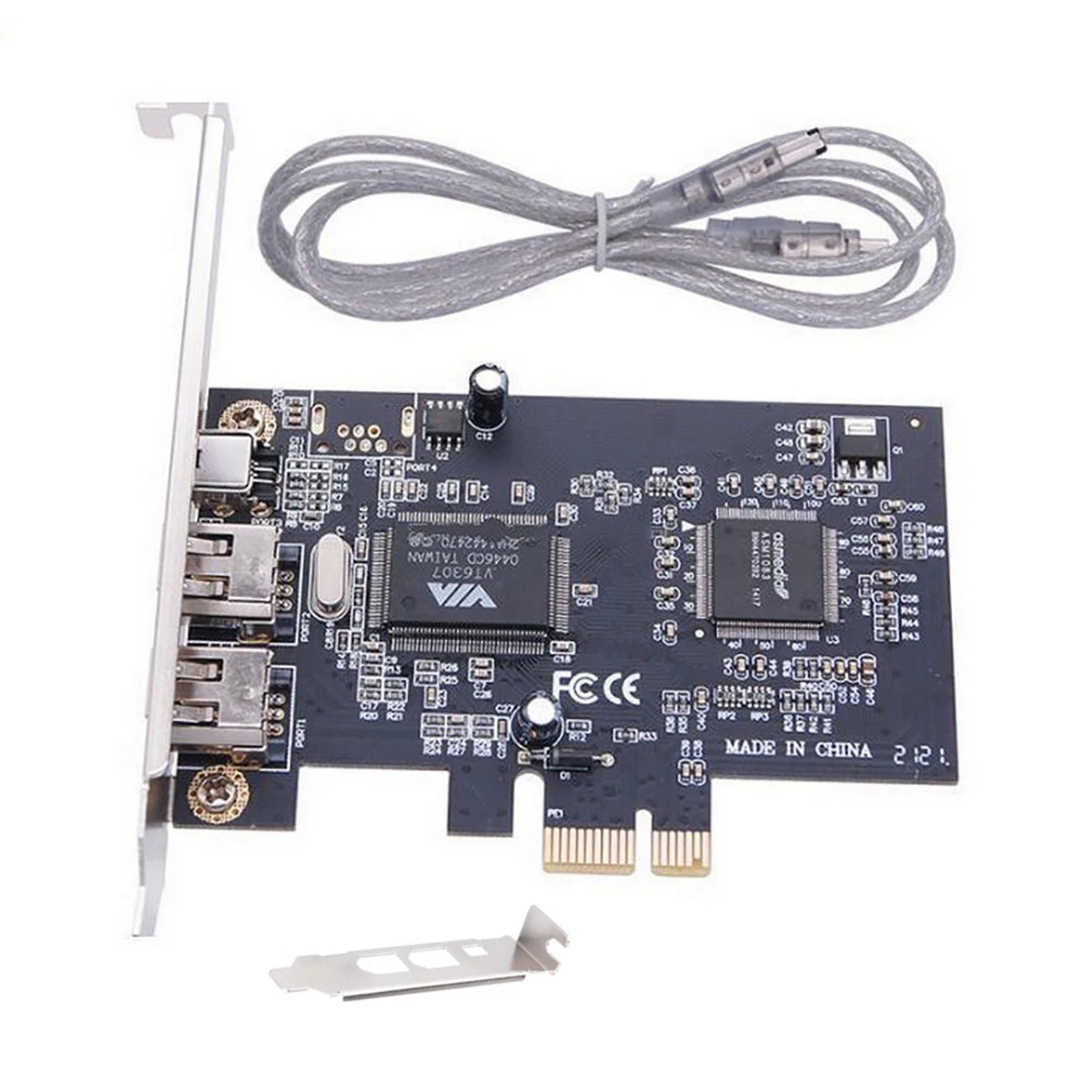 3 Ports 1394a Firewire Expansion Card Express 1x To External Ieee