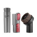 Horse Hair Vacuum Brush + Attachment Adapter Kit For Dyson V6 V7 V8