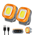 2PC Rechargeable LED Work Light 1000LM Magnetic Cordless