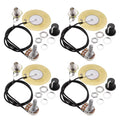 50mm Guitar Pickup Piezo Transducer Prewired Amplifier With 6.35mm