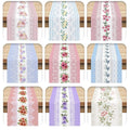 Polyester Floral Table 33 X 183 Cm For Kitchen Dining Room Holiday
