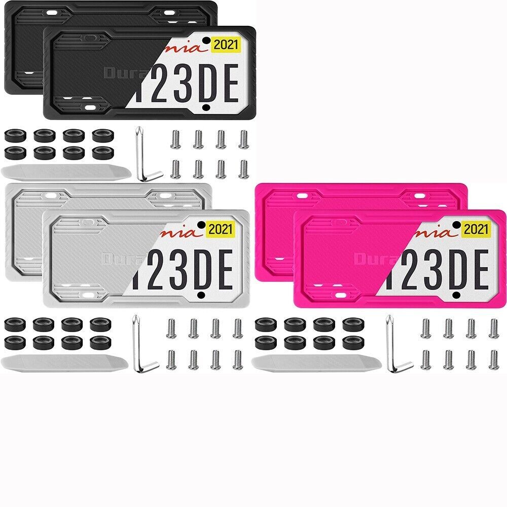 DuraTech Silicone License Plate Frames by DuraTech