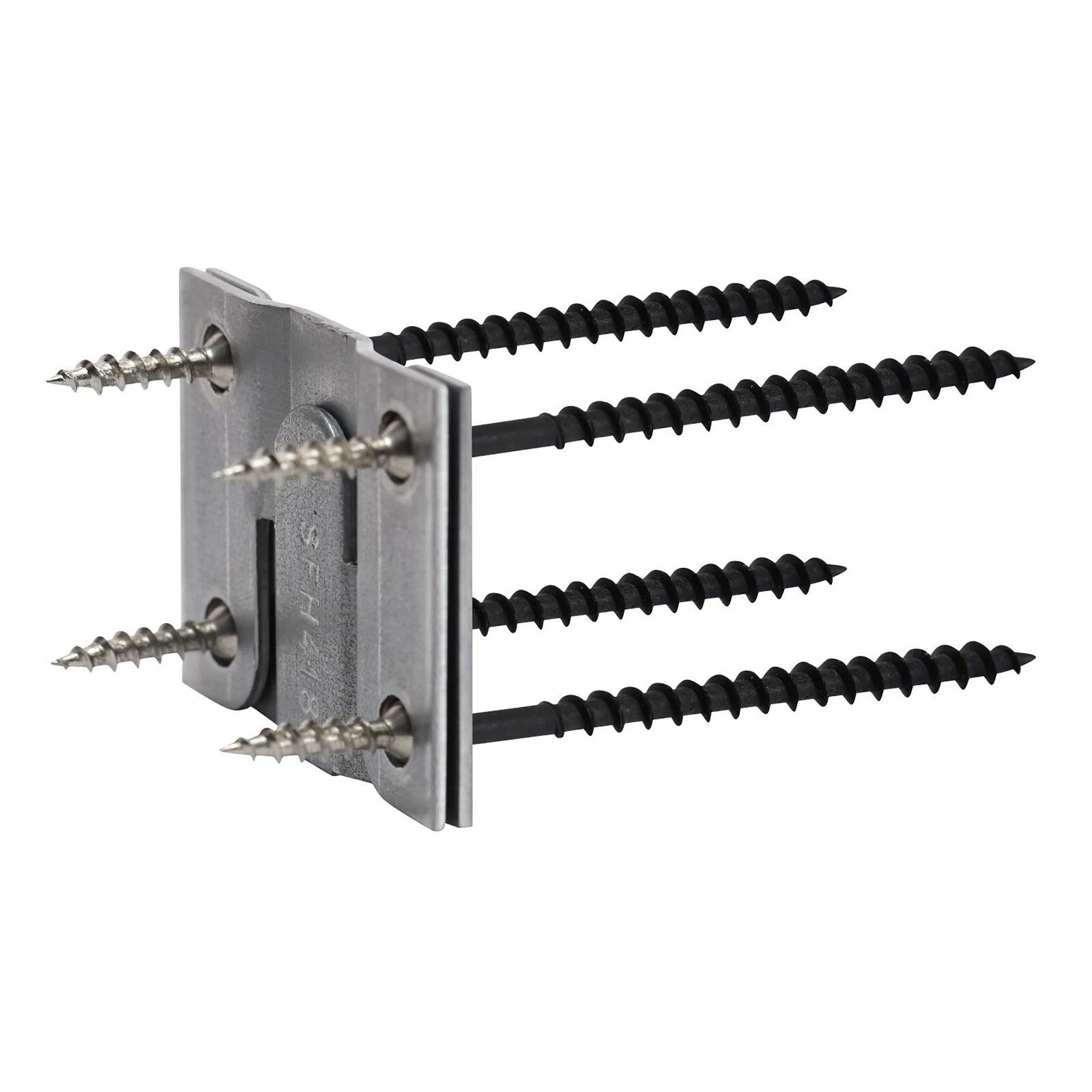 2 Pair Interlocking Flush Mount Z Clips With Mounting Screws For