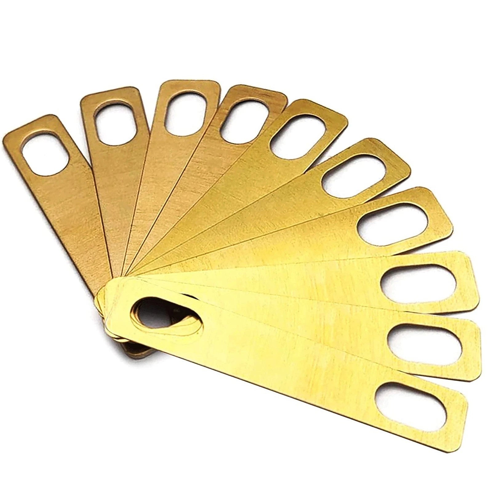 Brass Guitar Neck Shim 0.2mm 0.5mm 1mm Assortment For