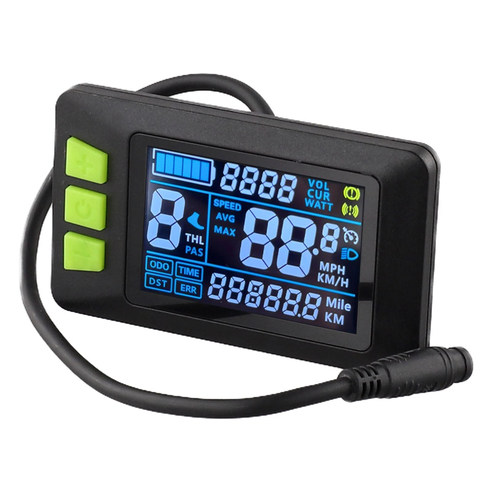 Lcd Speed Display For Electric Bike With Usb Interface And Color