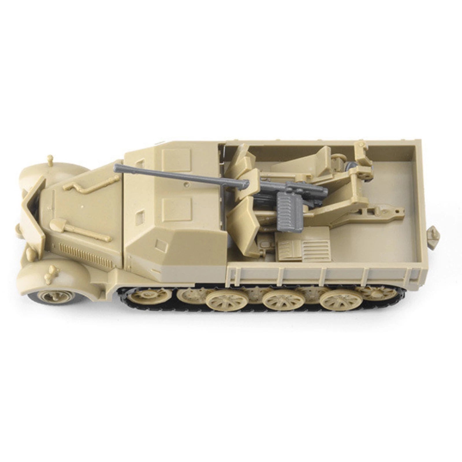 Diy 1:72 Half-track Armored Vehicle Model Military Diy Ornaments