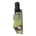 Tactical Flashlight Pouch Belt Carabiner Multi-purpose Tool Utility