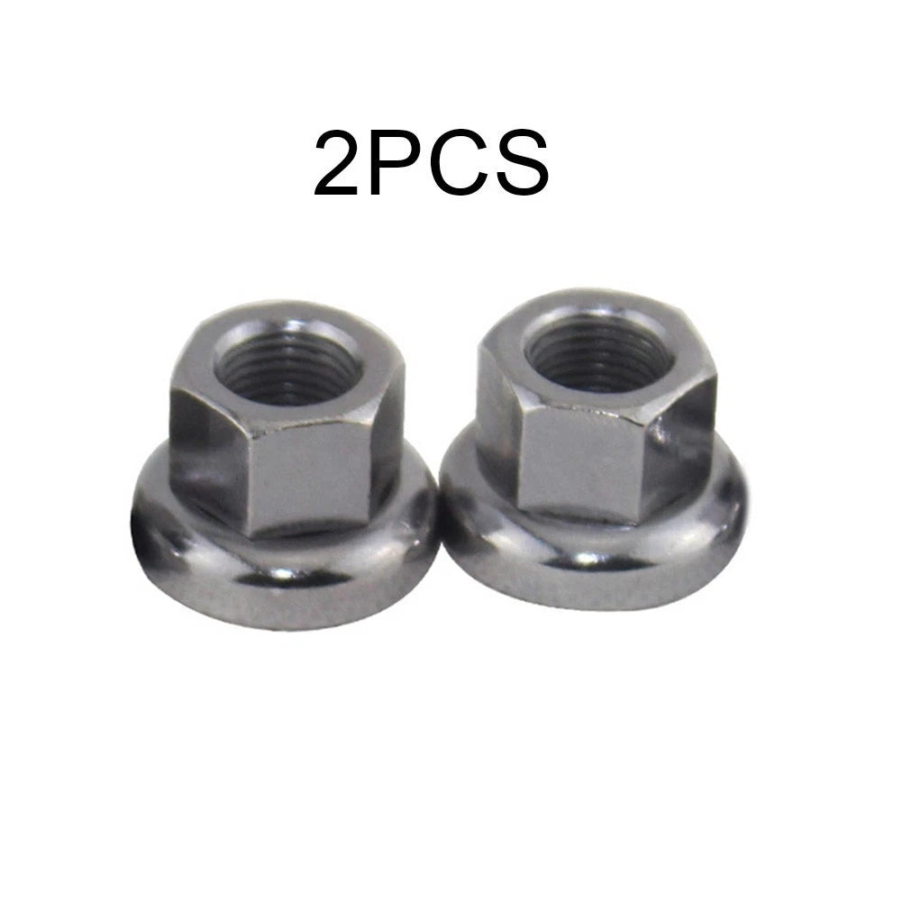 Screw Nut Track Washer 1 Pair Axle Bike Fastener Fixed For Bolt Gear
