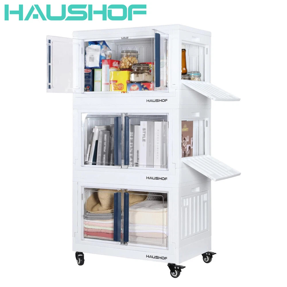 Haushof 3 Pack Closet Organizers Storage 22 Gal | Built Supply Co