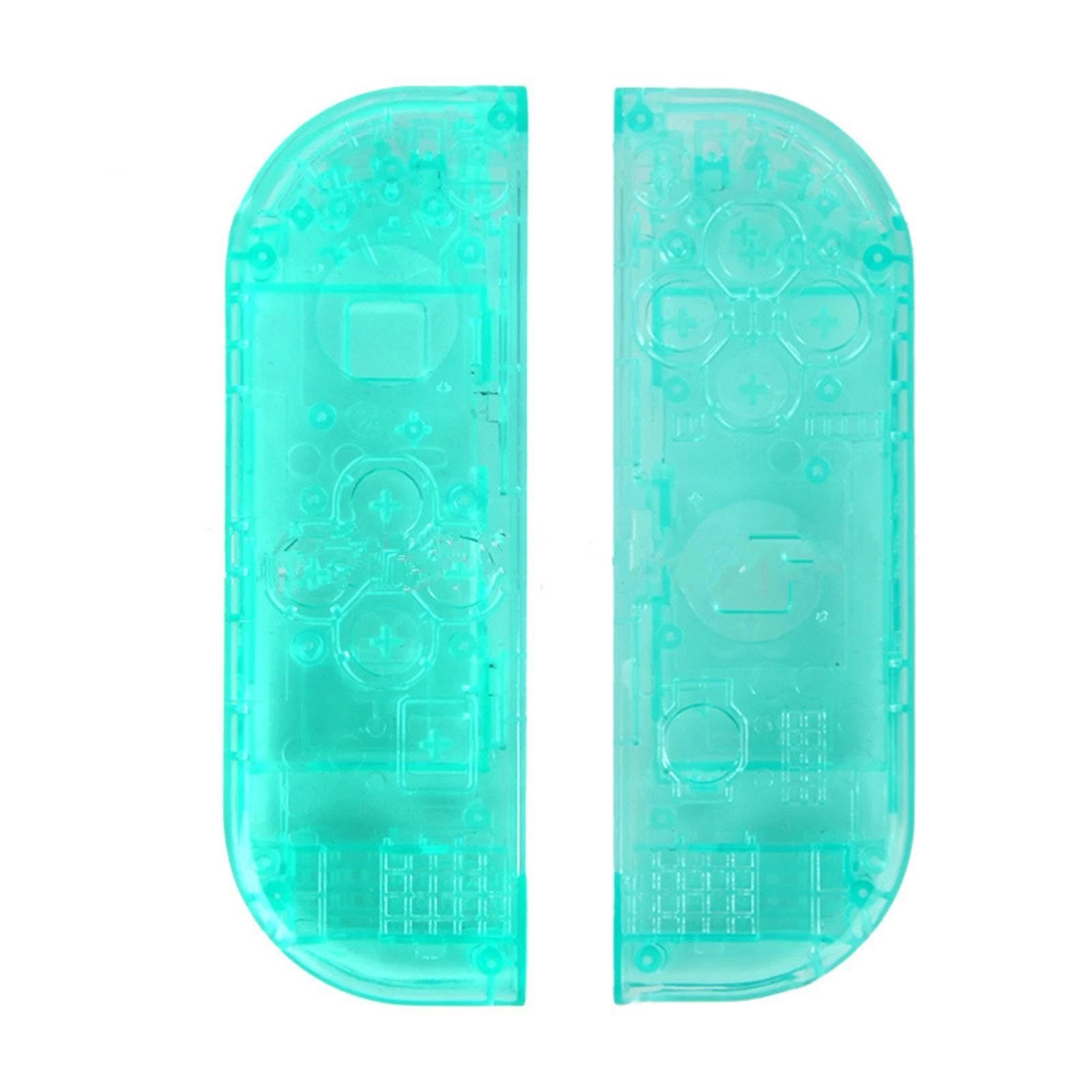1pair Controller Shell Case Housing Diy Translucent For Nintendo