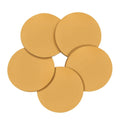 25/50 PCS Premium 5 Inch 0-Hole Gold Sanding Disc Set by Unbranded