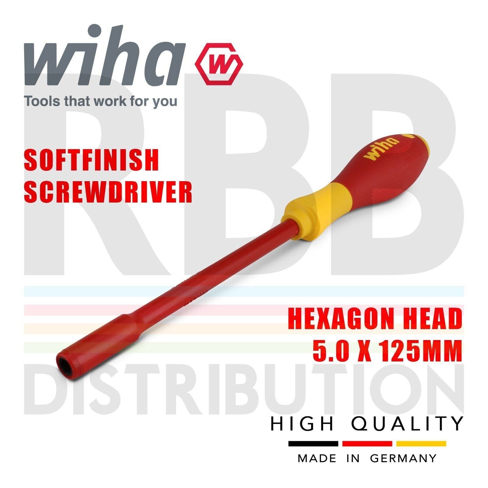 Wiha 00867 Destornillador Hexagonal 1000V VDE 16mm by Wiha