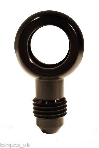 AN -4 (AN4 AN 04) 7/16" Eye Banjo Adapter In Black