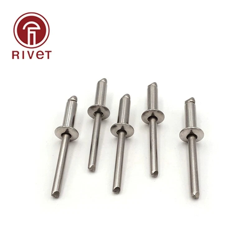 200×m3.2 Stainless Steel And Steel Blind Rivet Round Head Open Type
